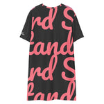 The Artistic Standard | Pink/Purp/Black | T-Shirt Dress