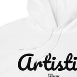 ARTISTIC | Unisex Hoodie | Black + White | The Artistic Standard Apparel