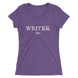 WRITER | White + Color Ladies' short sleeve t-shirt | 'Say It With Yo Chest' Collection